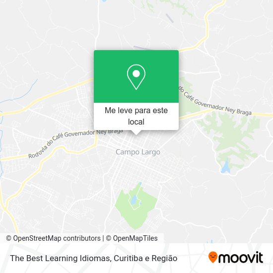 The Best Learning Idiomas mapa