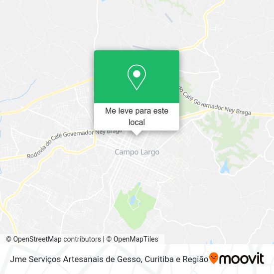 Jme Serviços Artesanais de Gesso mapa