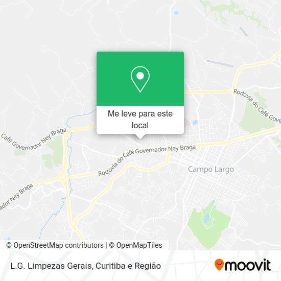 L.G. Limpezas Gerais mapa