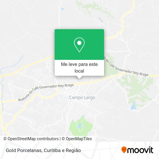 Gold Porcelanas mapa