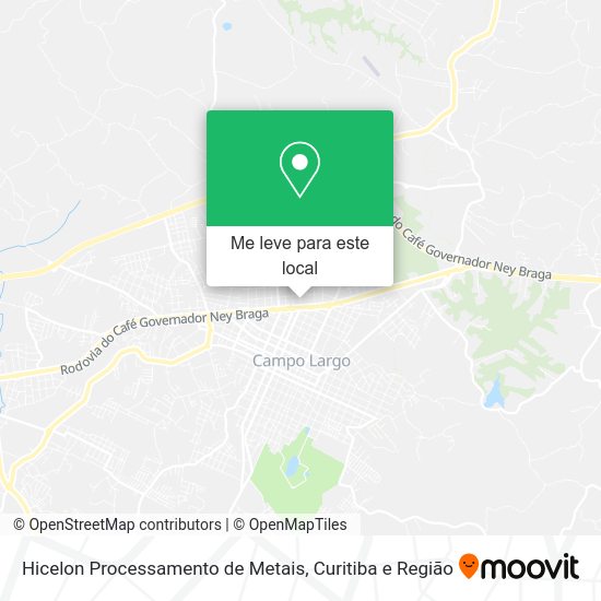 Hicelon Processamento de Metais mapa