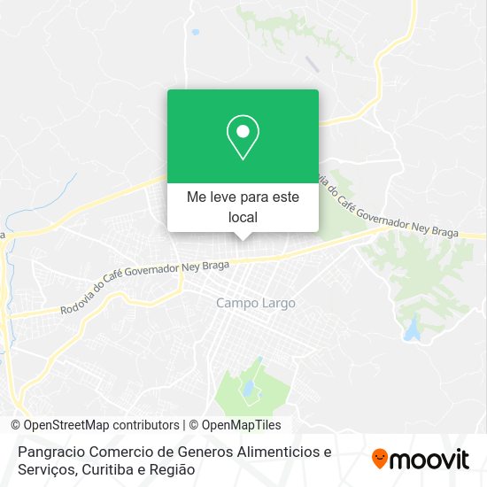 Pangracio Comercio de Generos Alimenticios e Serviços mapa