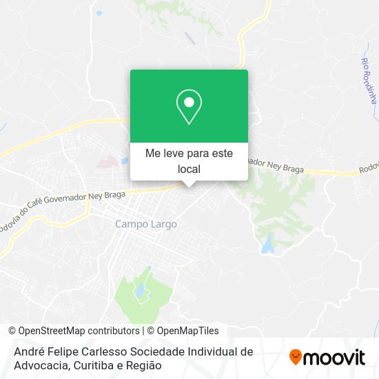 André Felipe Carlesso Sociedade Individual de Advocacia mapa