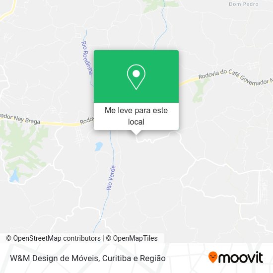 W&M Design de Móveis mapa