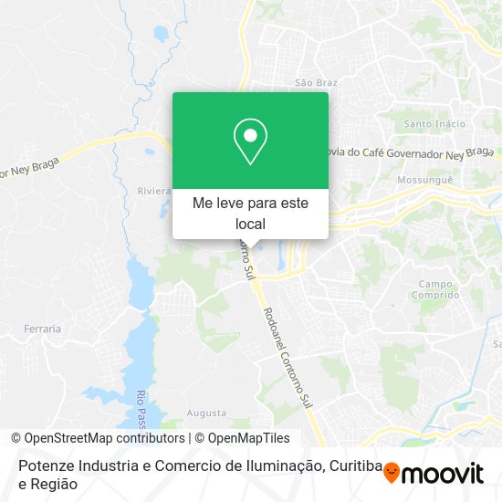 Potenze Industria e Comercio de Iluminação mapa
