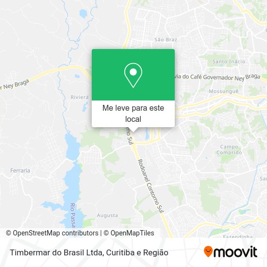 Timbermar do Brasil Ltda mapa