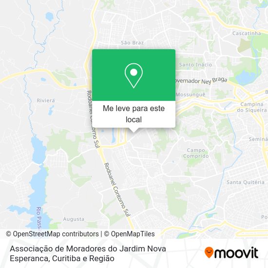 Associação de Moradores do Jardim Nova Esperanca mapa