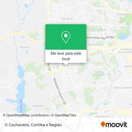 O Cachaceiro mapa