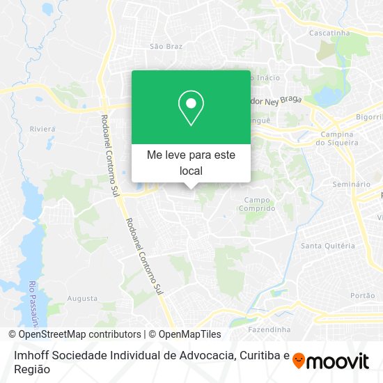 Imhoff Sociedade Individual de Advocacia mapa