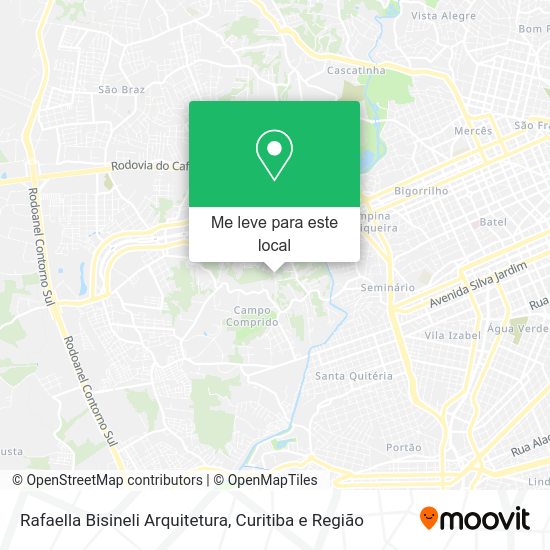 Rafaella Bisineli Arquitetura mapa