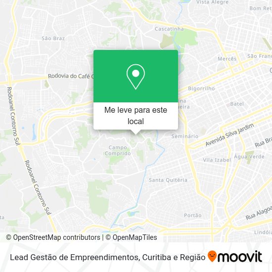 Lead Gestão de Empreendimentos mapa