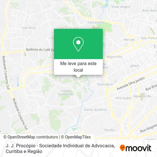 J. J. Procópio - Sociedade Individual de Advocacia mapa