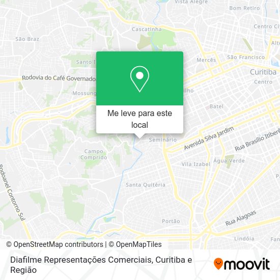 Diafilme Representações Comerciais mapa