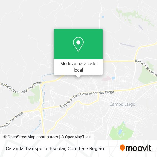 Carandá Transporte Escolar mapa