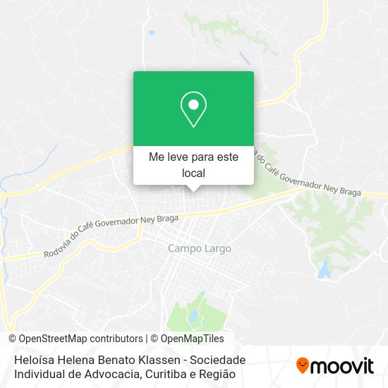 Heloísa Helena Benato Klassen - Sociedade Individual de Advocacia mapa