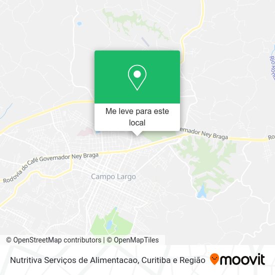 Nutritiva Serviços de Alimentacao mapa