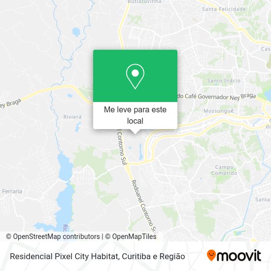 Residencial Pixel City Habitat mapa