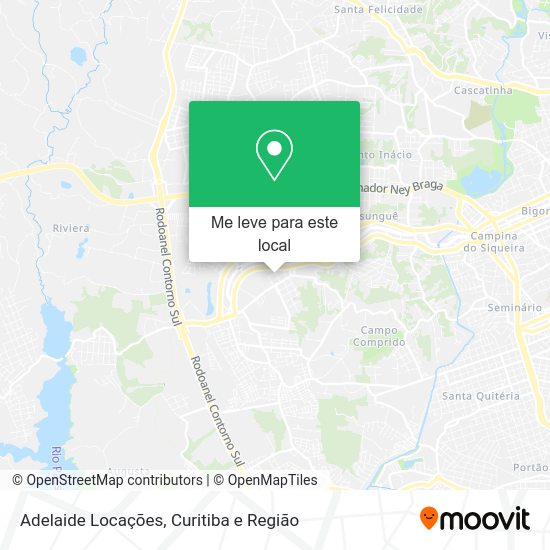 Adelaide Locações mapa