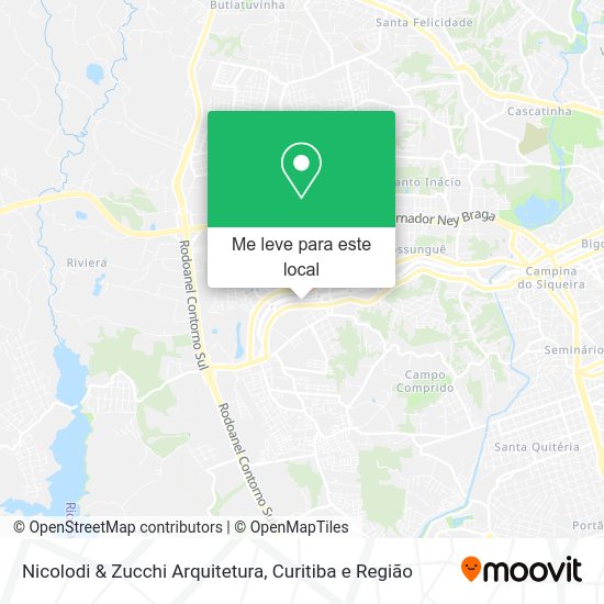 Nicolodi & Zucchi Arquitetura mapa