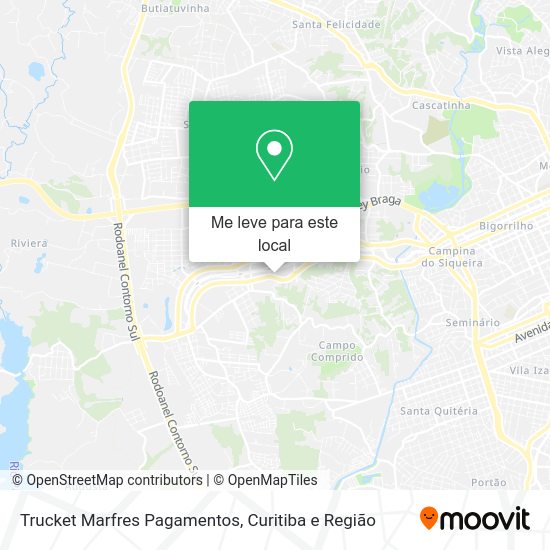 Trucket Marfres Pagamentos mapa