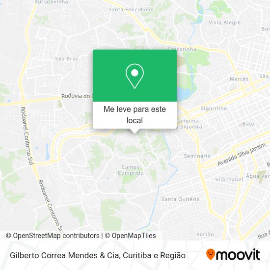 Gilberto Correa Mendes & Cia mapa