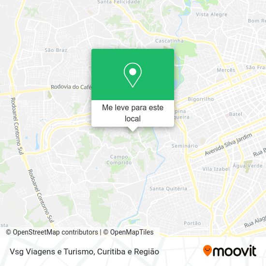 Vsg Viagens e Turismo mapa