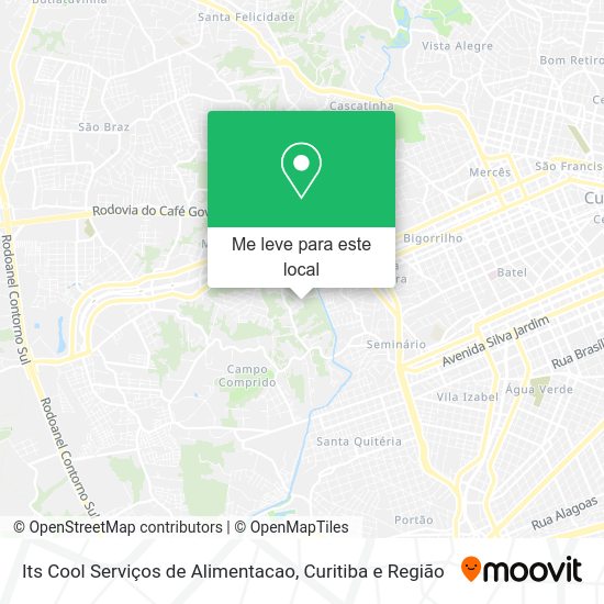 Its Cool Serviços de Alimentacao mapa