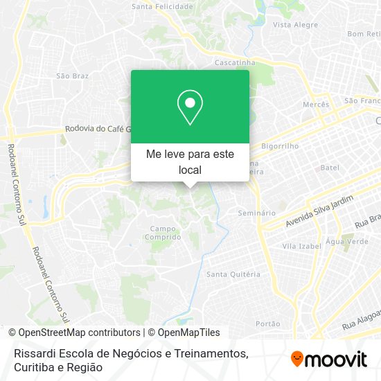 Rissardi Escola de Negócios e Treinamentos mapa
