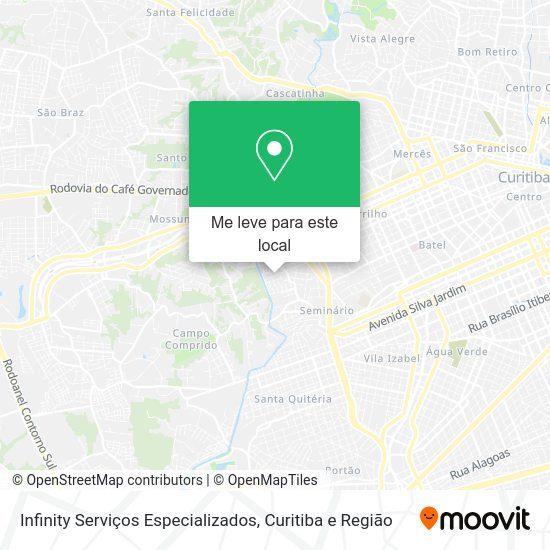 Infinity Serviços Especializados mapa