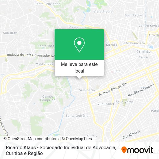 Ricardo Klaus - Sociedade Individual de Advocacia mapa