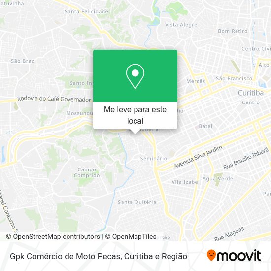 Gpk Comércio de Moto Pecas mapa