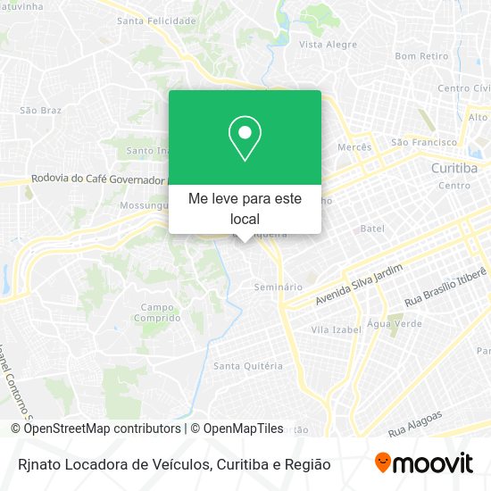 Rjnato Locadora de Veículos mapa