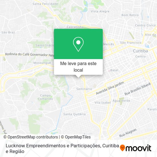 Lucknow Empreendimentos e Participações mapa