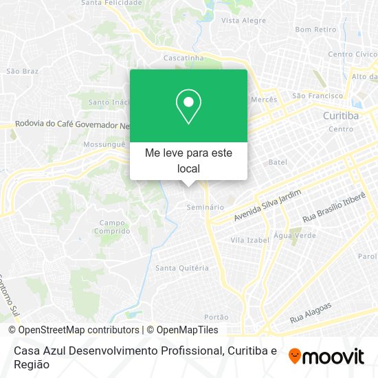 Casa Azul Desenvolvimento Profissional mapa