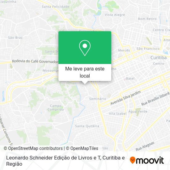 Leonardo Schneider Edição de Livros e T mapa