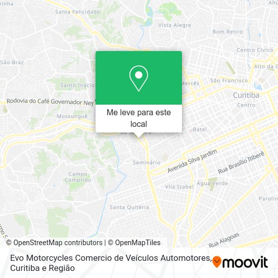 Evo Motorcycles Comercio de Veículos Automotores mapa