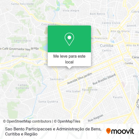 Sao Bento Participacoes e Administração de Bens mapa