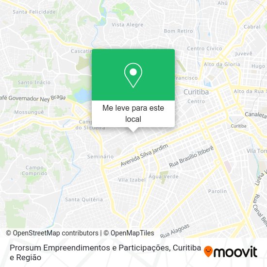 Prorsum Empreendimentos e Participações mapa