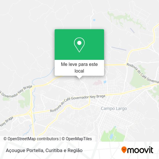 Açougue Portella mapa