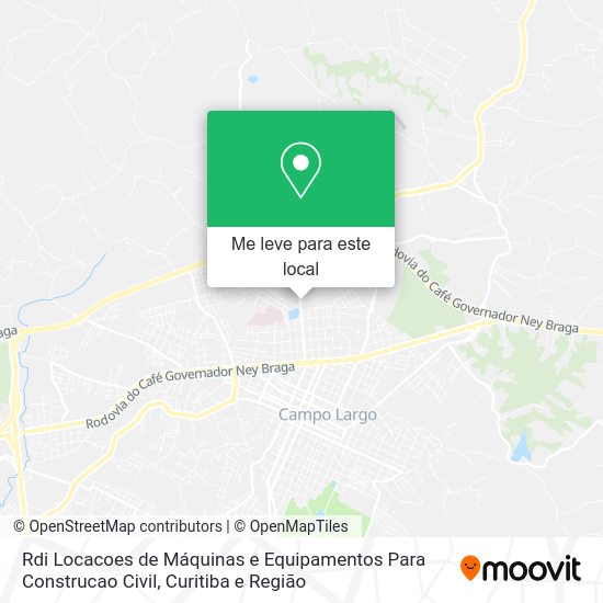 Rdi Locacoes de Máquinas e Equipamentos Para Construcao Civil mapa