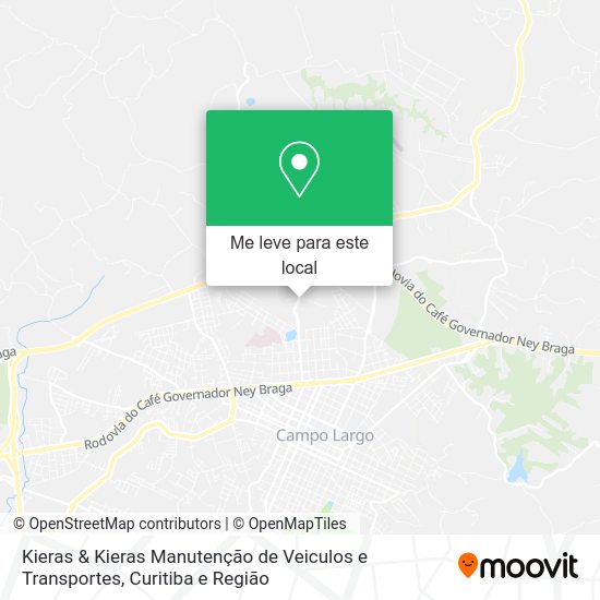 Kieras & Kieras Manutenção de Veiculos e Transportes mapa