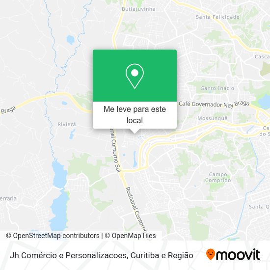 Jh Comércio e Personalizacoes mapa