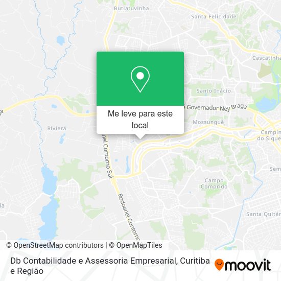 Db Contabilidade e Assessoria Empresarial mapa