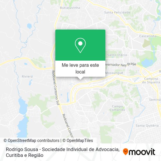 Rodrigo Sousa - Sociedade Individual de Advocacia mapa