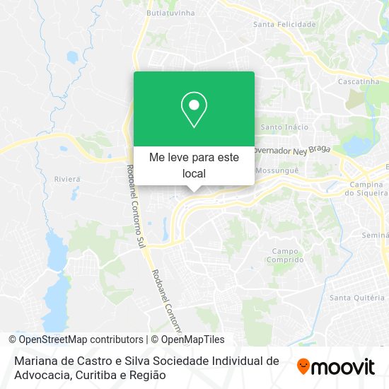 Mariana de Castro e Silva Sociedade Individual de Advocacia mapa