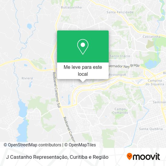 J Castanho Representação mapa