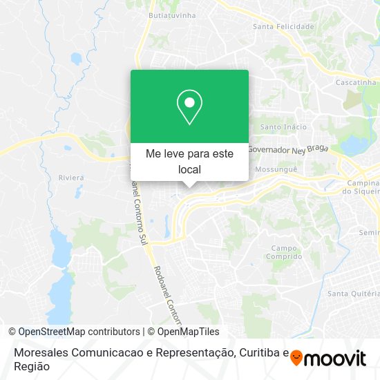 Moresales Comunicacao e Representação mapa