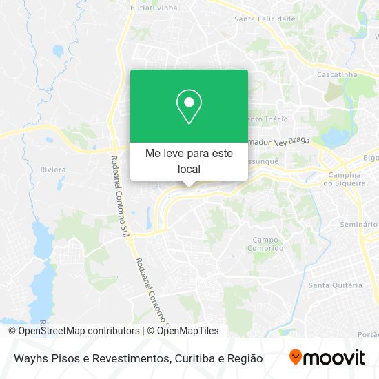 Wayhs Pisos e Revestimentos mapa