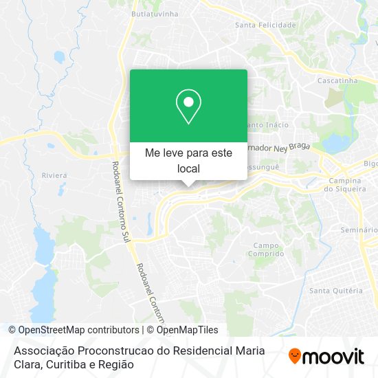 Associação Proconstrucao do Residencial Maria Clara mapa