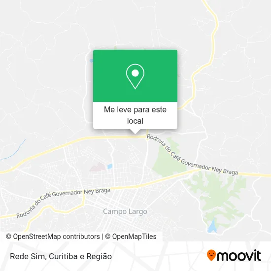 Rede Sim mapa
